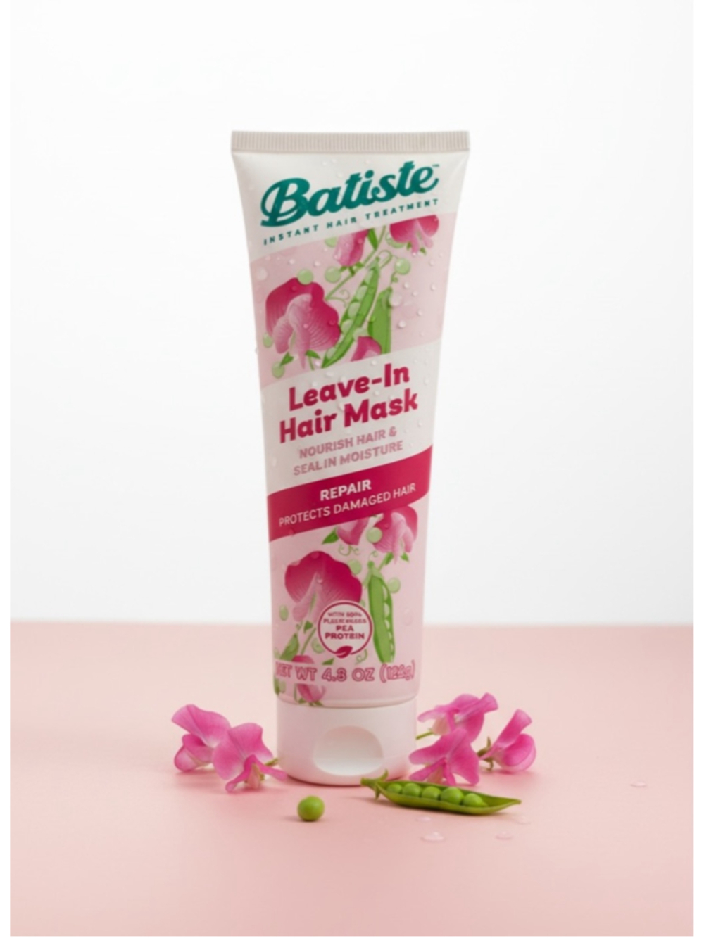 Batiste Leave In Hair Mask Repair 4.3 oz Travel Size New Pea Protein